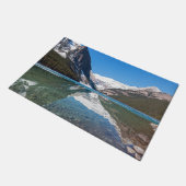 Reflektion über Lake Louise - Banff NP, Kanada Fußmatte (Schrägansicht)