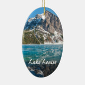 Reflektion über Lake Louise - Banff NP, Kanada Keramik Ornament (Rechts)