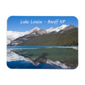 Reflektion über Lake Louise - Banff NP, Kanada Magnet (Horizontal)
