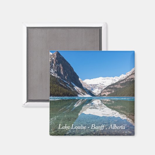Reflektion über Lake Louise - Banff NP, Kanada Magnet (Vorderseite/Rückseite)