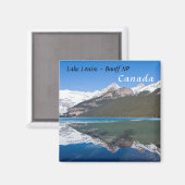 Reflektion über Lake Louise - Banff NP, Kanada Magnet (Vorderseite/Rückseite)