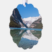Reflektion über Lake Louise - Banff NP, Kanada Ornament Karte (Links)