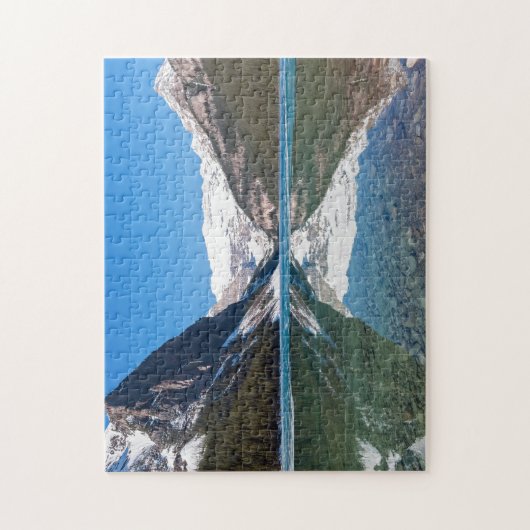 Reflektion über Lake Louise - Banff NP, Kanada Puzzle (Vertikal)