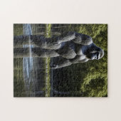 Reflektion von Bigfoot im Wasser Puzzle (Horizontal)