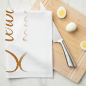 Reflektion von Kräutertee Geschirrtuch (Viertel Falte)