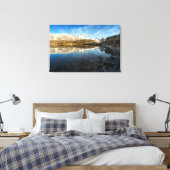 Reflektion von Patagonia Leinwanddruck (Insitu (Schlafzimmer))
