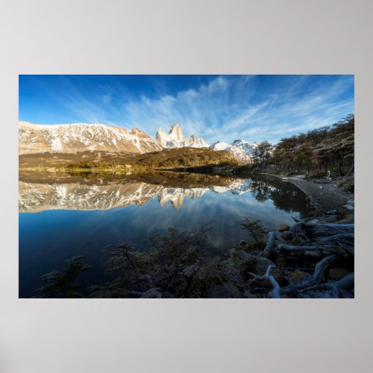 Reflektion von Patagonia Poster (Vorne)