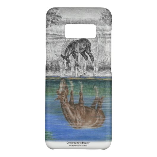 Reflektion von Pferden durch Foallwasser Case-Mate Samsung Galaxy Hülle (Rückseite)