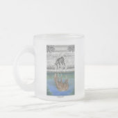 Reflektion von Pferden durch Foallwasser Mattglastasse (Links)