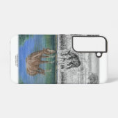 Reflektion von Pferden durch Foallwasser Samsung Galaxy Hülle (Rückseite (Horizontal))