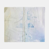 Reflektion Wolken Strand Ozean Fleecedecke (Vorderseite (Horizontal))