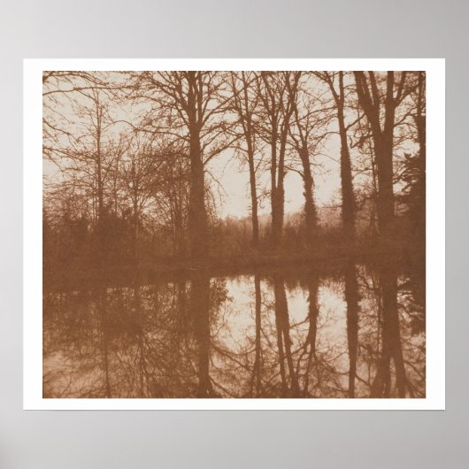 Reflektionen, 1843 (sepia-Foto) Poster (Vorne)