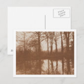 Reflektionen, 1843 (sepia-Foto) Postkarte (Vorne/Hinten)