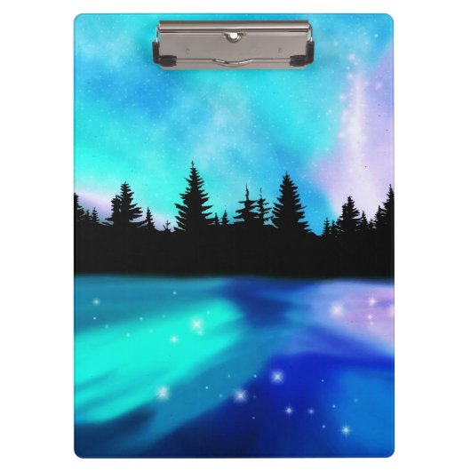 Reflektionen am Tag Zwischenablage Klemmbrett (Vorderseite)