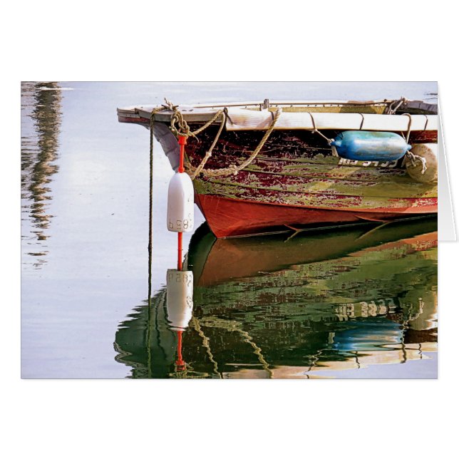 Reflektionen an Booten (Vorderseite (Horizontal))