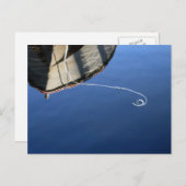 Reflektionen an Bord: Derwentwater Postkarte (Vorne/Hinten)