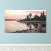 Reflektionen an den Küsten Leinwanddruck (Insitu (Holzboden))