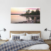 Reflektionen an den Küsten Leinwanddruck (Insitu (Schlafzimmer))