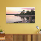 Reflektionen an den Küsten Leinwanddruck (Insitu (Wohnzimmer))