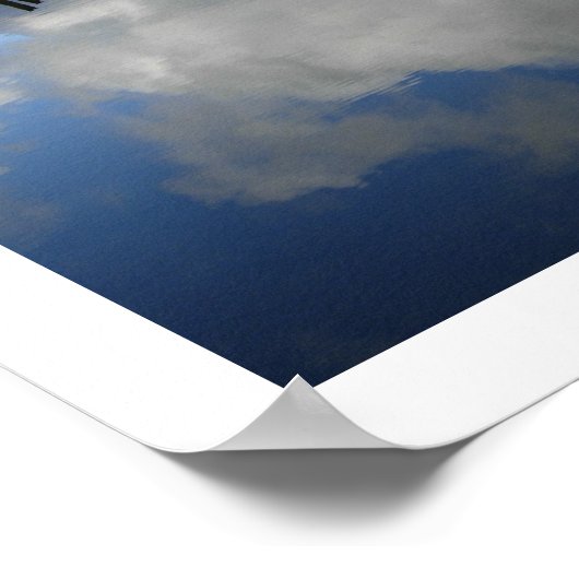 Reflektionen auf dem Derwentwater Poster (Ecke)