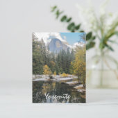 Reflektionen der halben Kuppel Postkarte (Stehend Vorderseite)