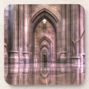 Reflektionen der nationalen Kathedrale von Washing Untersetzer