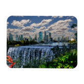 REFLEKTIONEN DER OZ-Brisbane-Wasserfälle Magnet (Horizontal)