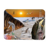 REFLEKTIONEN DER OZ WAVE ROCK BRISBANE MAGNET (Horizontal)