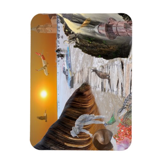 REFLEKTIONEN DER OZ WAVE ROCK BRISBANE MAGNET (Vertikal)