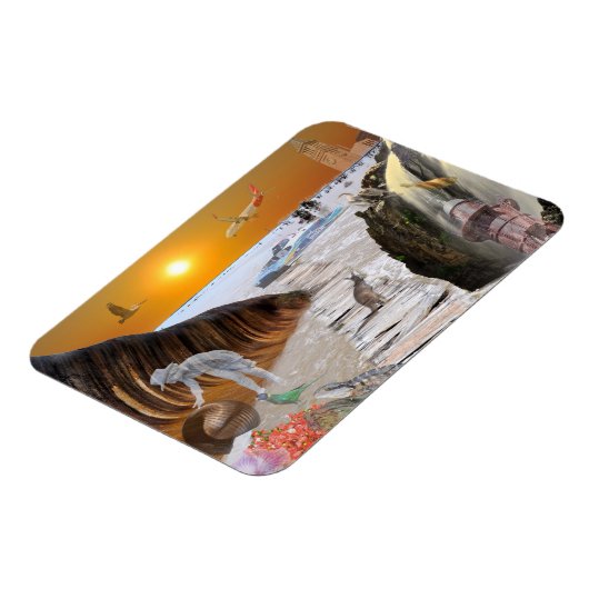 REFLEKTIONEN DER OZ WAVE ROCK BRISBANE MAGNET (Linke Seite)