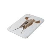 Reflektionen einer Nördlichen Nadelente Badematte (Schrägansicht)