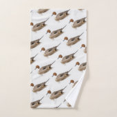 Reflektionen einer Nördlichen Nadelente Badhandtuch Set (Handtuch)