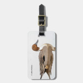 Reflektionen einer Nördlichen Nadelente Gepäckanhänger (Vorderseite vertikal)