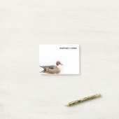 Reflektionen einer Nördlichen Nadelente Post-it Klebezettel (Auf Schreibtisch)