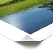 "Reflektionen eines bewaldeten Wunderlands", Natur Fotodruck (Ecke)