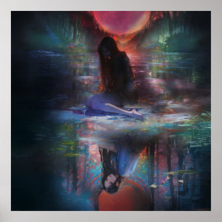 Reflektionen eines mystischen Lichts Poster