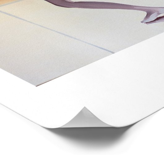 Reflektionen eines Tänzers #3 Poster (Ecke)