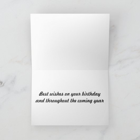 Reflektionen - Geburtskarte Karte (Innenseite)