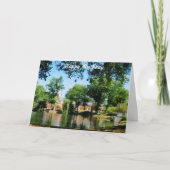 Reflektionen - Geburtskarte Karte (Vorderseite)