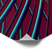 Reflektionen im Fraktal Poster (Ecke)