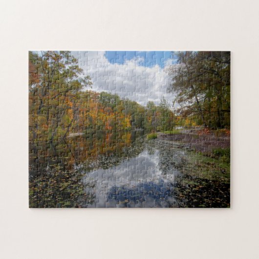 Reflektionen im Herbst Puzzle (Horizontal)