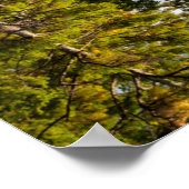 Reflektionen im Rotadlersee | Weiße Berge Poster (Ecke)