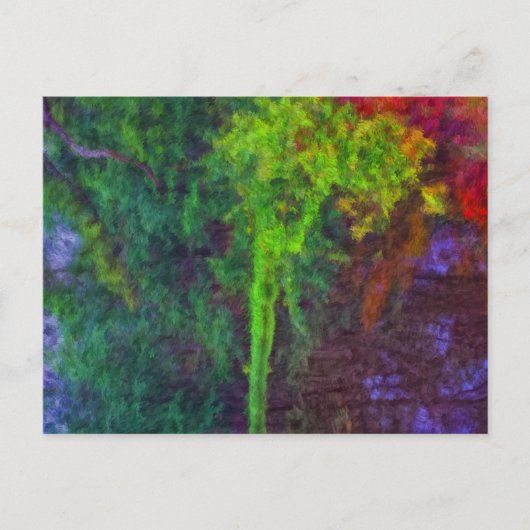 Reflektionen Impressionist Postkarte (Vorderseite)