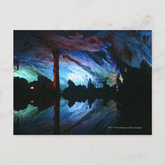 Reflektionen in der China Postkarte (Vorderseite)