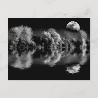 Reflektionen in der Nacht Postkarte