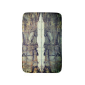 Reflektionen in der Teichart Badematte (Vorderseite Vertikal)