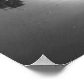 Reflektionen in schwarz und weiß poster (Ecke)