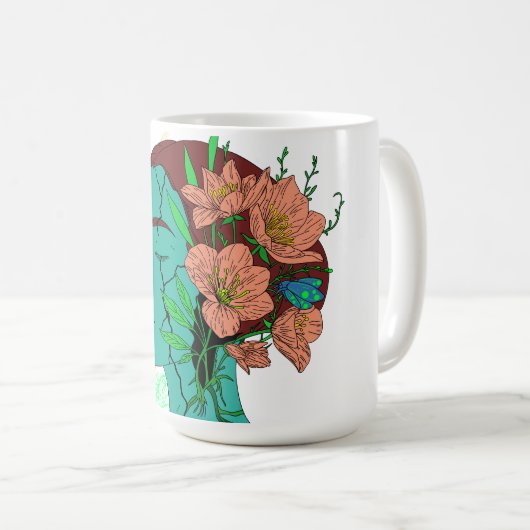 Reflektionen innerhalb von Artwork Kaffeetasse (VorderseiteRechts)