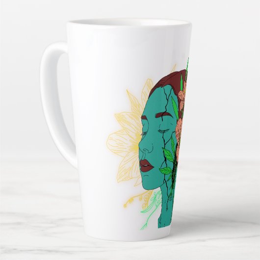 Reflektionen innerhalb von Artwork Milchtasse (Linke Ecke)