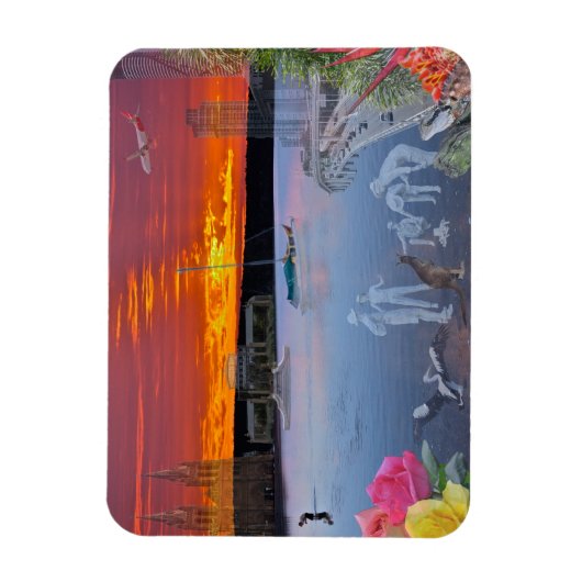 REFLEKTIONEN OZ Brisbane to Adelaide Magnet (Vertikal)